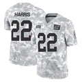 NY.Giants #22 Najee Harris Player Arctic Camo Salute To Service Limited Game Ldoa Stitched Jerseys