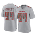 TB.Buccaneers #94 Calijah Kancey Player Gray Atmosphere Fashion Home Game Ldoa Stitched Jerseys