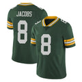 GB.Packers #8 Josh Jacobs Player Green Vapor Untouchable Limited Home Game Ldoa Stitched Jerseys