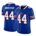 B.Bills #44 Joe Andreessen Player Royal Vapor F.U.S.E. Limited Home Game Ldoa Stitched Jerseys
