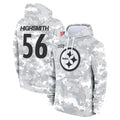 P.Steelers #56 Alex Highsmith Player Arctic Camo Limited Salute to Service Pullover Hoodies Game Ldoa Stitched Jerseys