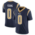 LA.Rams #0 Byron Young Player Navy Limited Vapor Untouchable Home Game Ldoa Stitched Jerseys