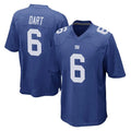 NY.Giants #6 Jaxson Dart Player Royal Home Game Ldoa Stitched Jerseys