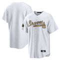 A.Braves ## Braves Blank Player White-Gold All-Star Home Game Ldoa Stitched Jerseys