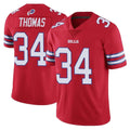 B.Bills #34 Thurman Thomas Player Red Vapor Untouchable Limited Home Game Ldoa Stitched Jerseys