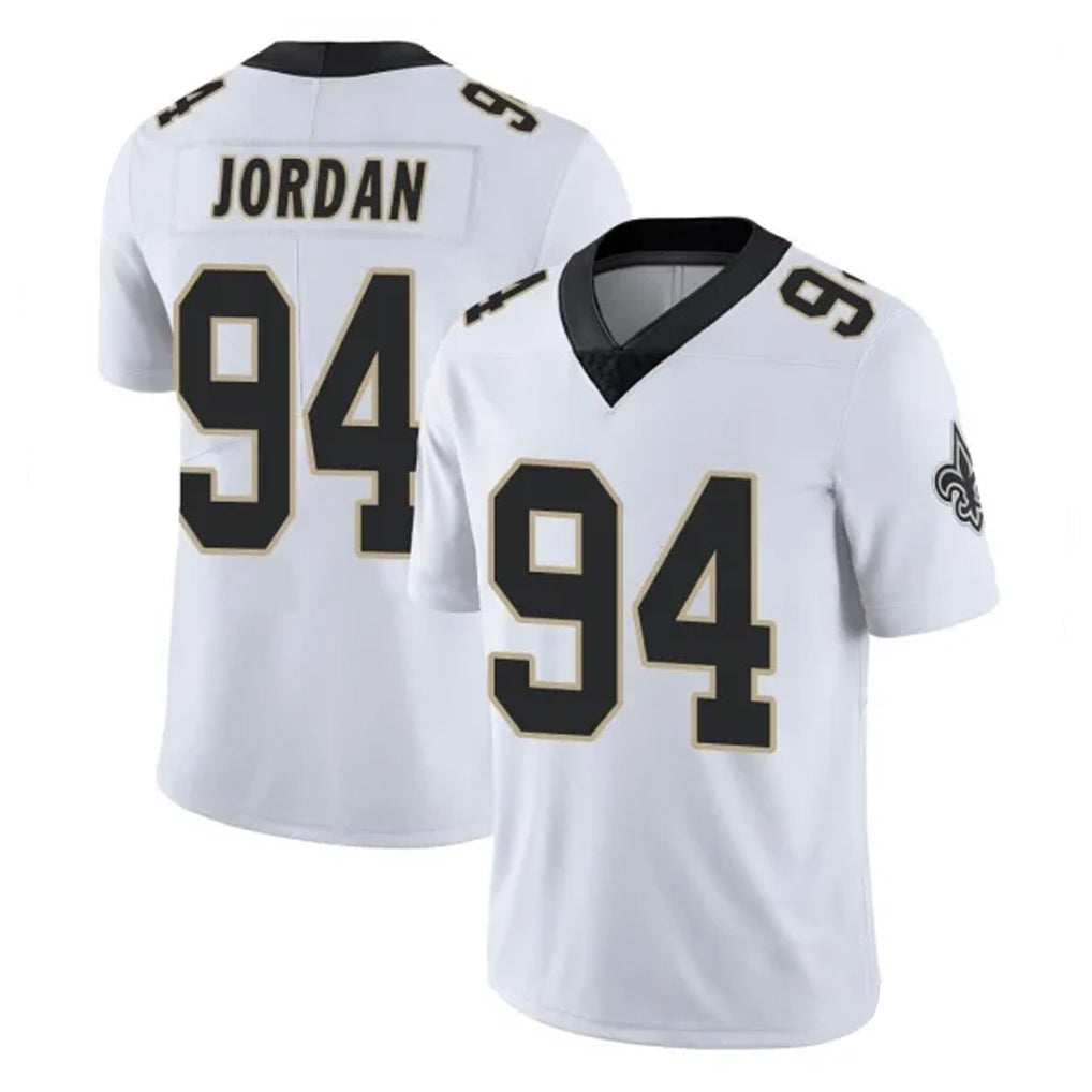 NO.Saints #94 Cameron Jordan Player White Limited Vapor Untouchable Home Game Ldoa Stitched Jerseys