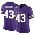 M.Vikings #43 Andrew Van Ginkel Player Purple Limited Vapor F.U.S.E. Home Game Ldoa Stitched Jerseys