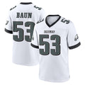 P.Eagles #53 Zack Baun Player White Game Home Ldoa Stitched Jerseys