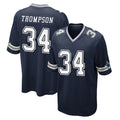 D.Cowboys #34 Jalen Thompson Player Navy Home Game Ldoa Stitched Jerseys