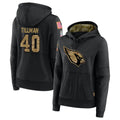 A.Cardinals #40 Pat Tillman Player Black Salute to Service Limited Hoodie Ldoa Stitched Jerseys