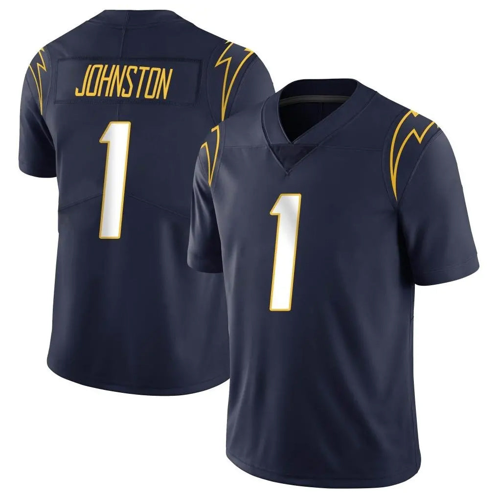 LA.Chargers #1 Quentin Johnston Player Navy Limited Vapor Untouchable Home Game Ldoa Stitched Jerseys