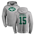 NY.Jets #15 Adonai Mitchell Player Gray LOGO Pullover Hoodies Limited Game Ldoa Stitched Jerseys