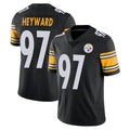 P.Steelers #97 Cameron Heyward Player Black Limited Vapor Untouchable Home Game Ldoa Stitched Jerseys