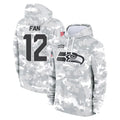 S.Seahawks #12 12th Fan Player Arctic Camo Limited Salute to Service Pullover Hoodies Game Ldoa Stitched Jerseys