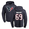 H.Texans #69 Ed Ingram Player Navy Pro Line Pullover Hoodie Limited Game Ldoa Stitched Jerseys