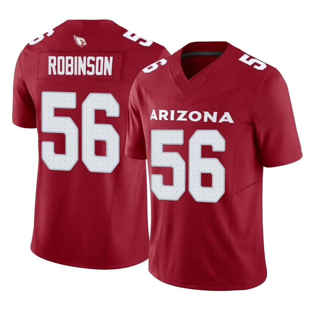 A.Cardinals #56 Darius Robinson Player Cardinal Vapor F.U.S.E. Limited Home Game Ldoa Stitched Jerseys