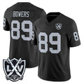 LV.Raiders #89 Brock Bowers Player Black 2026 Vapor Limited Home Game Ldoa Stitched Jerseys