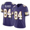 M.Vikings #84 Josh Oliver Player Purple Limited Classic Vapor F.U.S.E. Home Game Ldoa Stitched Jerseys