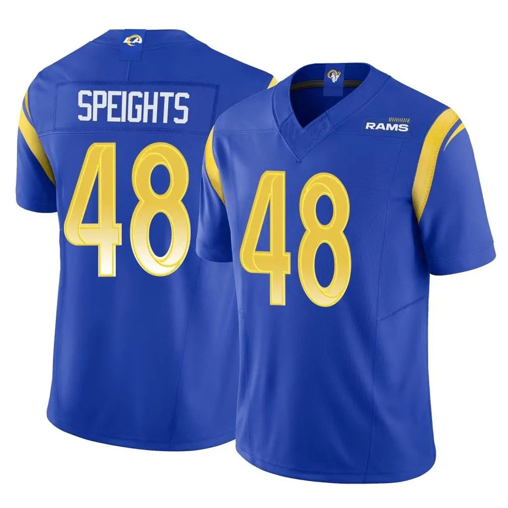 LA.Rams #48 Omar Speights Player Royal Limited Vapor F.U.S.E. Home Game Ldoa Stitched Jerseys