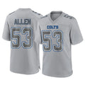 IN.Colts #53 CJ Allen Player Gray Atmosphere Fashion Home Game Ldoa Stitched Jerseys