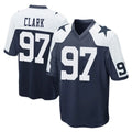 D.Cowboys #97 Kenny Clark Player Navy-White Alternate Home Game Ldoa Stitched Jerseys