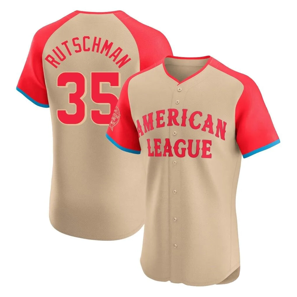 B.Orioles #35 Adley Rutschman Player Cream American League All-Star Limited Elite Home Game Ldoa Stitched Jerseys