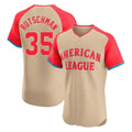B.Orioles #35 Adley Rutschman Player Cream American League All-Star Limited Elite Home Game Ldoa Stitched Jerseys