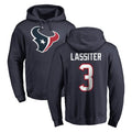 H.Texans #3 Kamari Lassiter Player Navy Pro Line Pullover Hoodie Limited Game Ldoa Stitched Jerseys