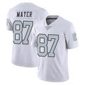LV.Raiders #87 Michael Mayer Player White Limited Color Rush Home Game Ldoa Stitched Jerseys