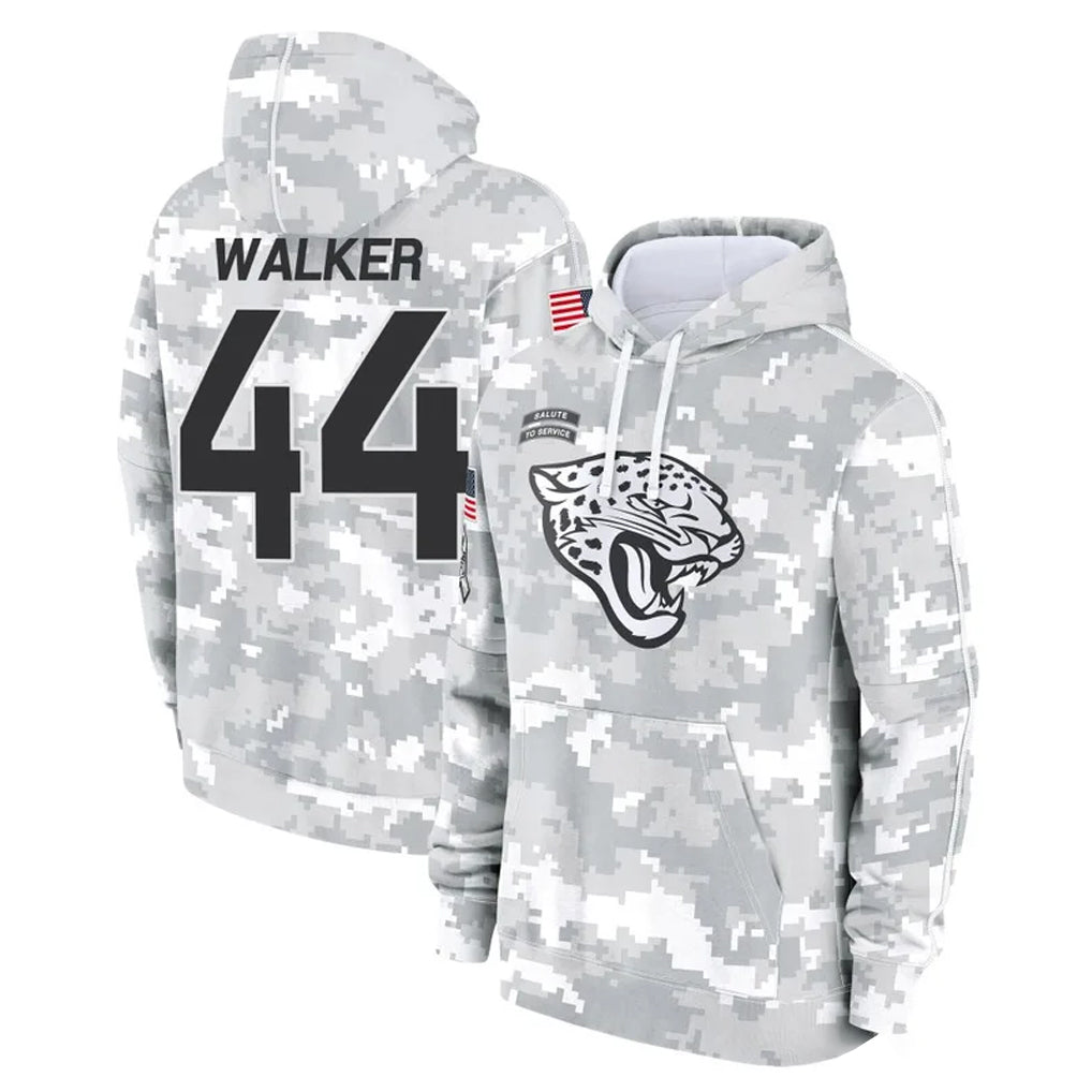 J.Jaguars #44 Travon Walker Player Arctic Camo Salute to Service Hoodies Limited Game Ldoa Stitched Jerseys