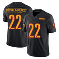 W.Commanders #22 Jacory Croskey-Merritt Player Black Limited Vapor F.U.S.E. Home Game Ldoa Stitched Jerseys