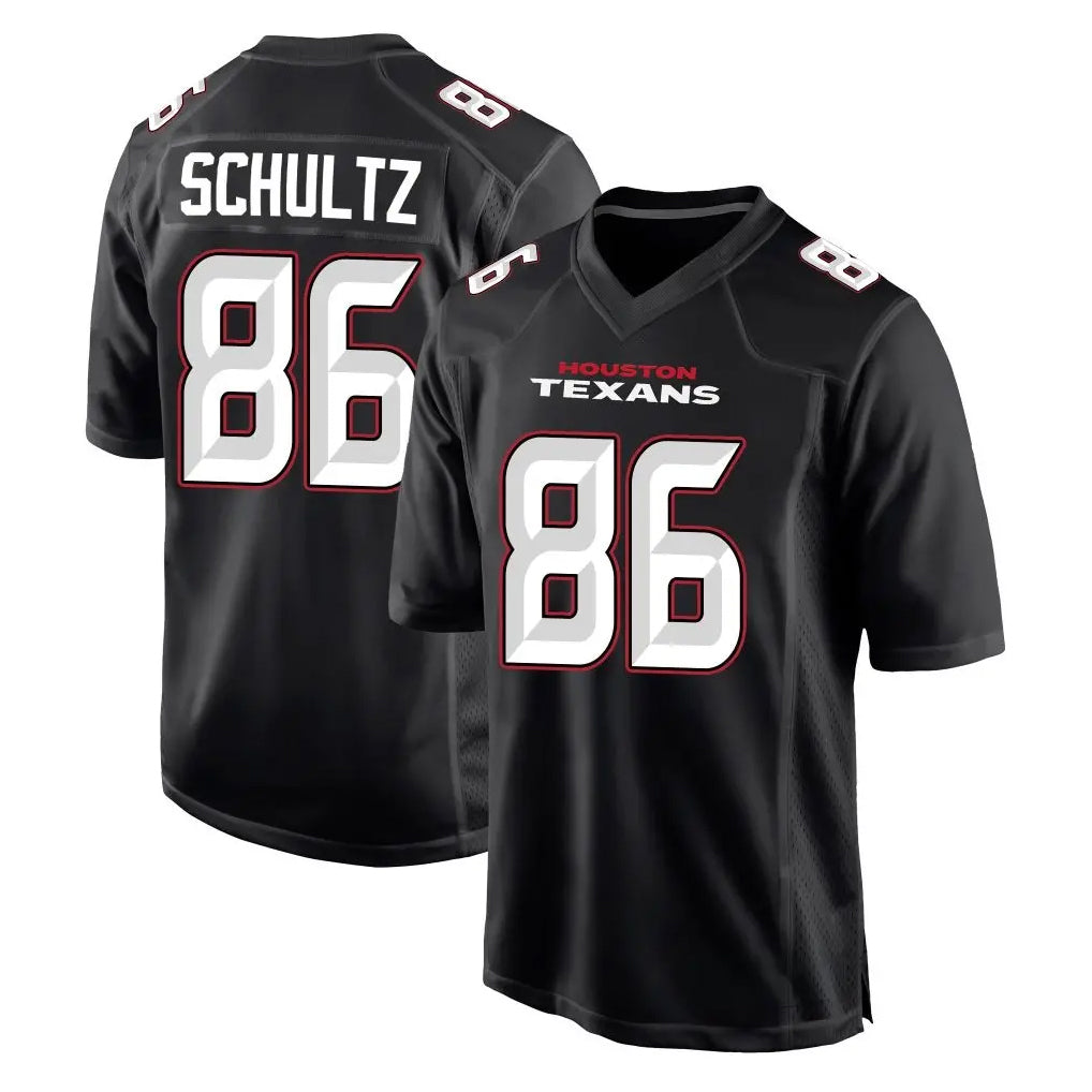 H.Texans #86 Dalton Schultz Player Carbon Black Fashion Home Game Ldoa Stitched Jerseys