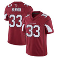 A.Cardinals #33 Trey Benson Player Cardinal Vapor Limited Home Game  Ldoa Stitched Jerseys