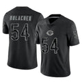 C.Bears #54 Brian Urlacher Player Black REFLECTIVE Limited Game Ldoa Stitched Jerseys