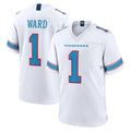 T.Titans #1 Cam Ward Player White 2026 Game Home Ldoa Stitched Jerseys