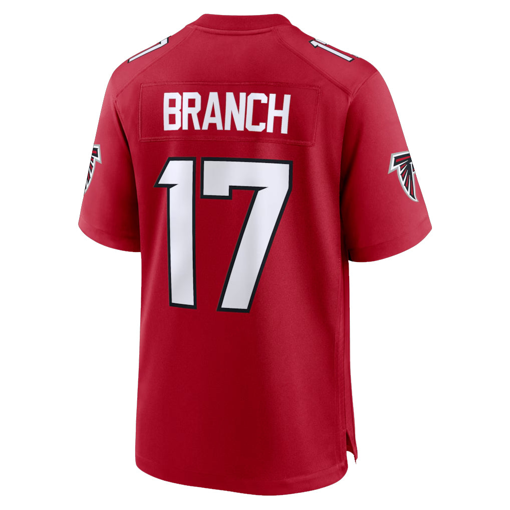 A.Falcons #17 Zachariah Branch Player Red Home Game Ldoa Stitched Jerseys