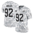 M.Dolphins #92 Zach Sieler Player Arctic Camo Salute To Service Limited Game Ldoa Stitched Jerseys