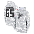 A.Falcons #65 Matthew Bergeron Player Camo Arctic Salute to Service Hoodies Limited Ldoa Stitched Jerseys
