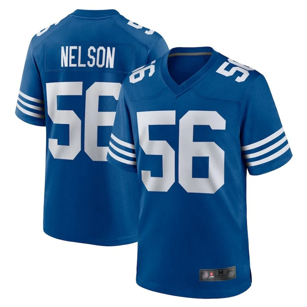 IN.Colts #56 Quenton Nelson Player Royal Limited Home Game Ldoa Stitched Jerseys