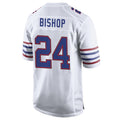 B.Bills #24 Cole Bishop Player White Alternate Limited Home Game Ldoa Stitched Jerseys