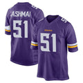 M.Vikings #51 Blake Cashman Player Purple Home Game Ldoa Stitched Jerseys