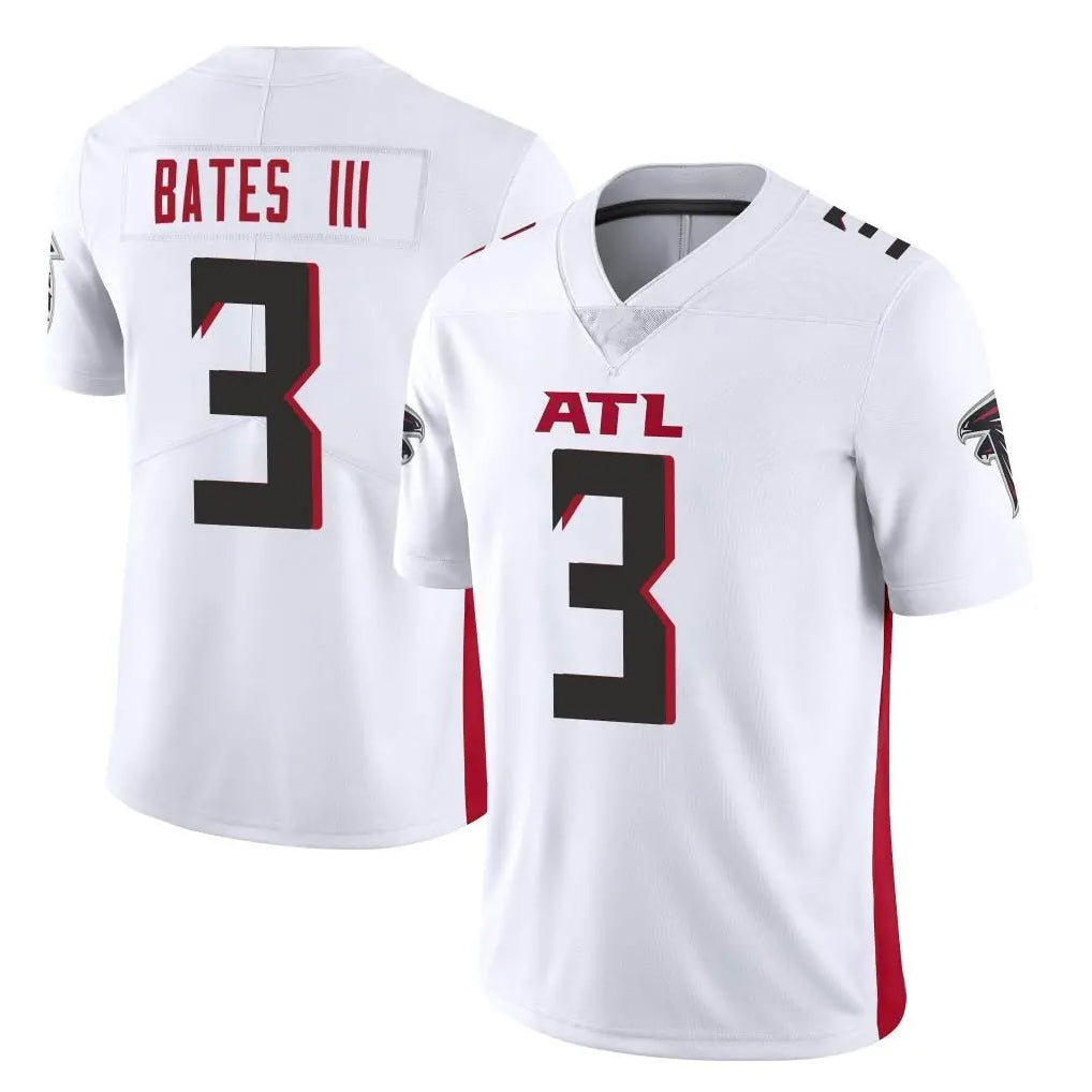 A.Falcons #3 Jessie Bates III Player White Vapor Untouchable Limited Home Game Ldoa Stitched Jerseys