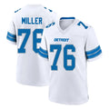 D.Lions #76 Blake Miller Player White Alternate Home Game Ldoa Stitched Jerseys