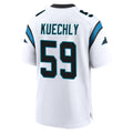 C.Panthers #59 Luke Kuechly Player White Home Game Ldoa Stitched Jerseys