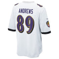 B.Ravens #89 Mark Andrews Player White Replica Game Ldoa Stitched Jerseys