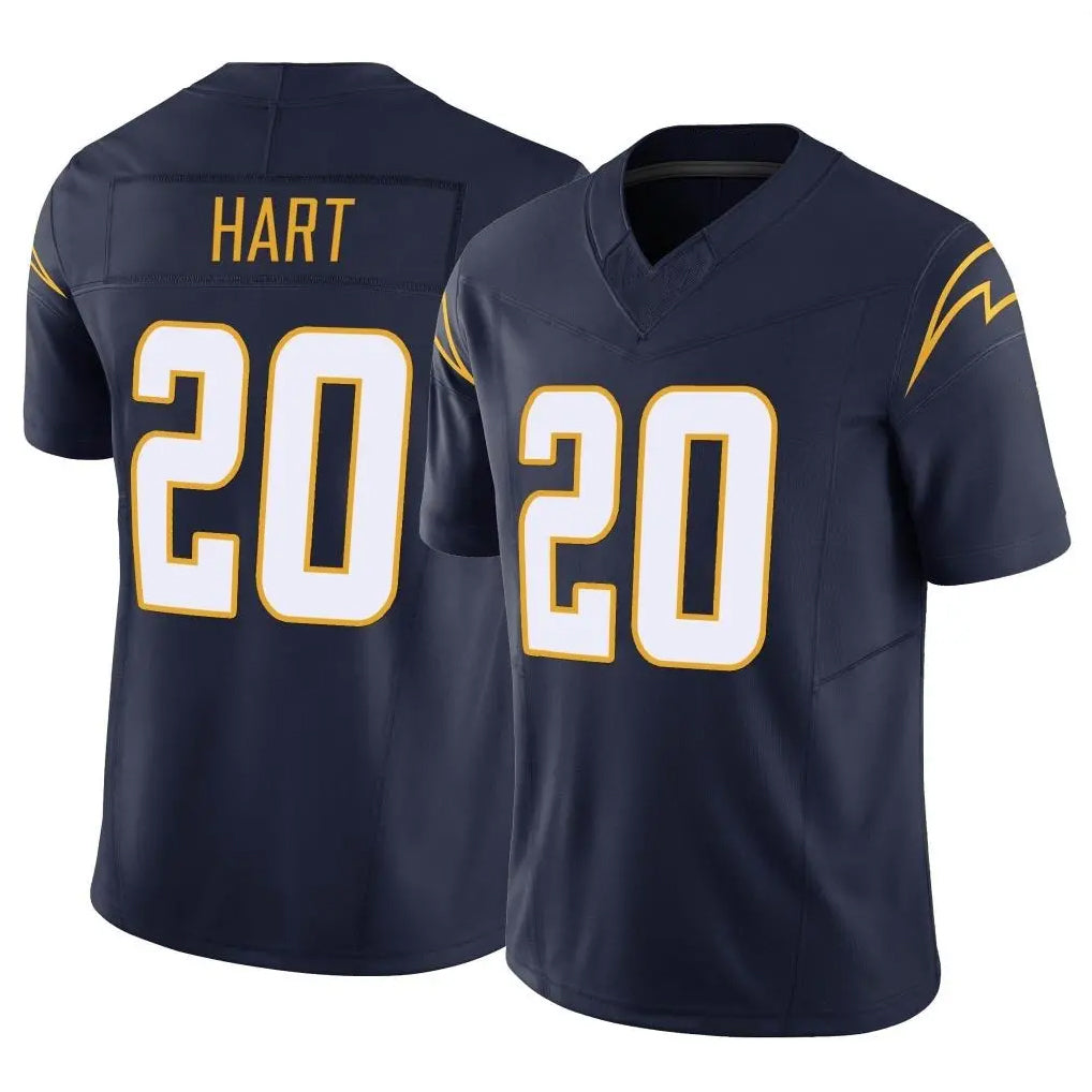 LA.Chargers #20 Cam Hart Player Navy Limited Vapor F.U.S.E. Home Game Ldoa Stitched Jerseys