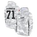M.Vikings #71 Christian Darrisaw Player Arctic Camo Salute to Service Pullover Hoodies Limited Game Ldoa Stitched Jerseys