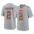 KC.Chiefs #2 Tyquan Thornton Player Gray Atmosphere Fashion Game Ldoa Stitched Jerseys