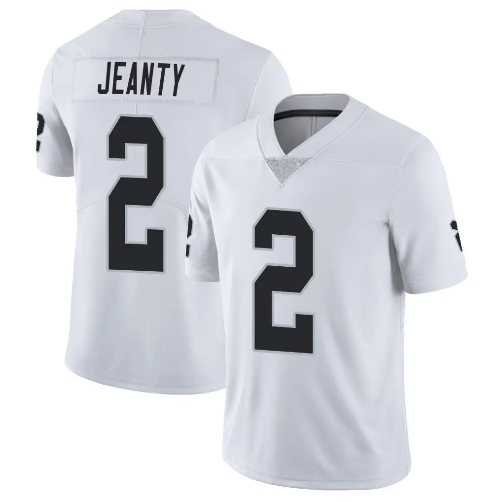 LV.Raiders #2 Ashton Jeanty Player White Limited Vapor Untouchable Home Game Ldoa Stitched Jerseys