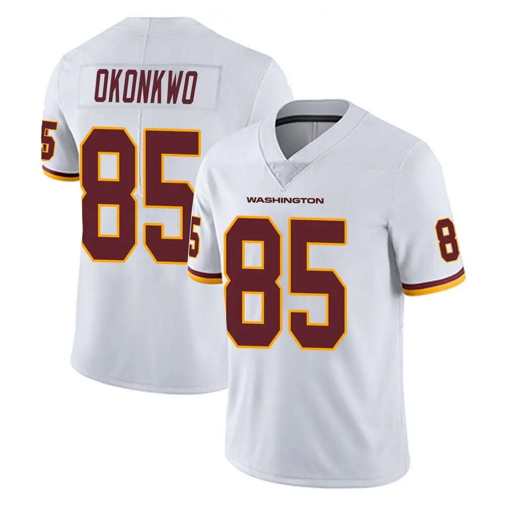 W.Commanders #85 Chig Okonkwo Player White Limited Vapor Untouchable Home Game Ldoa Stitched Jerseys